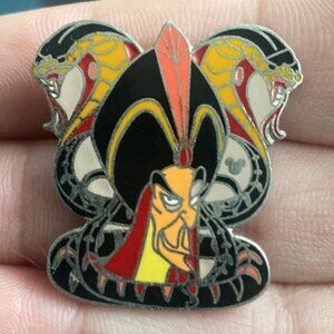 Disney Jafar with Cobras Hidden Mickey Pin Cast Lanyard Collection